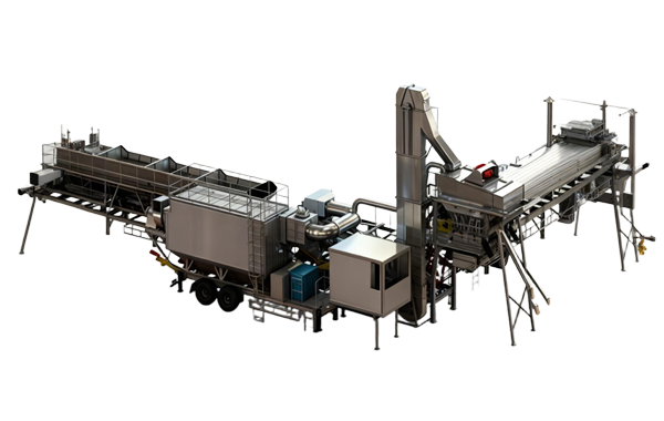 移动式强制间歇式沥青混合料搅拌设备 Mobile Forced Batch Asphalt Mixing Plant