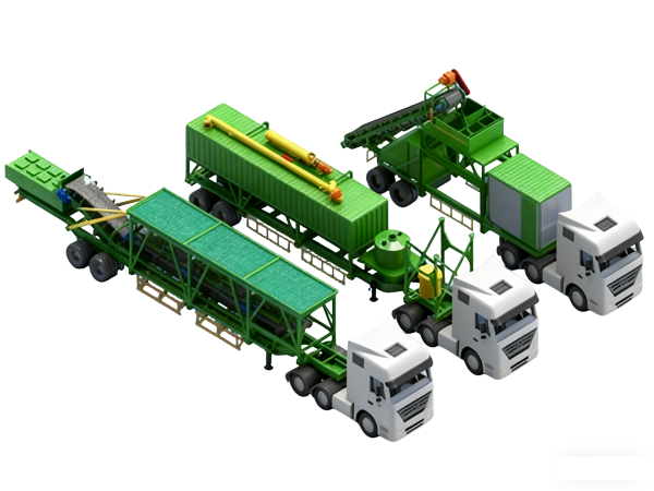 移动式稳定土搅拌设备 Mobile Stable Soil Mixing Plant